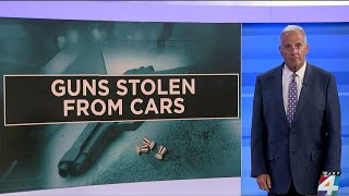 Guns being stolen from cars at triple rate they were 10 years ago