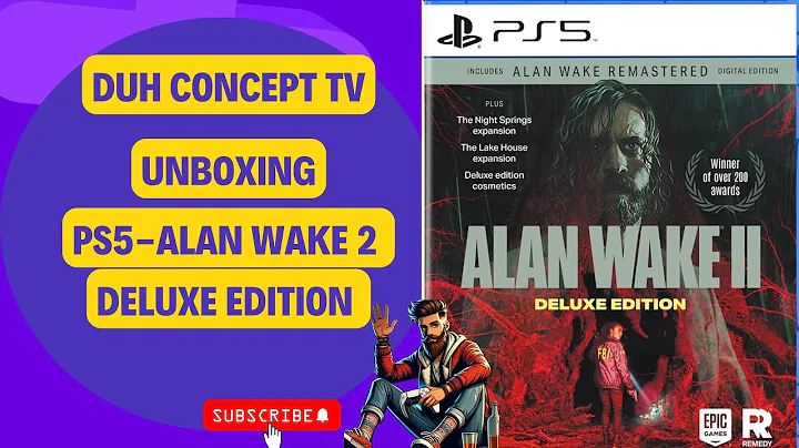 🎮ALAN WAKE 2 - DELUXE DISK EDITION  #alanwake2  #Unboxing #alanwake2deluxeedition