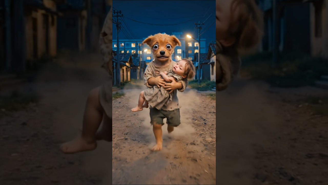 Puppi Saves her Sister ❤️🏠  | Heart-Touching Kids Story 🐶😭 