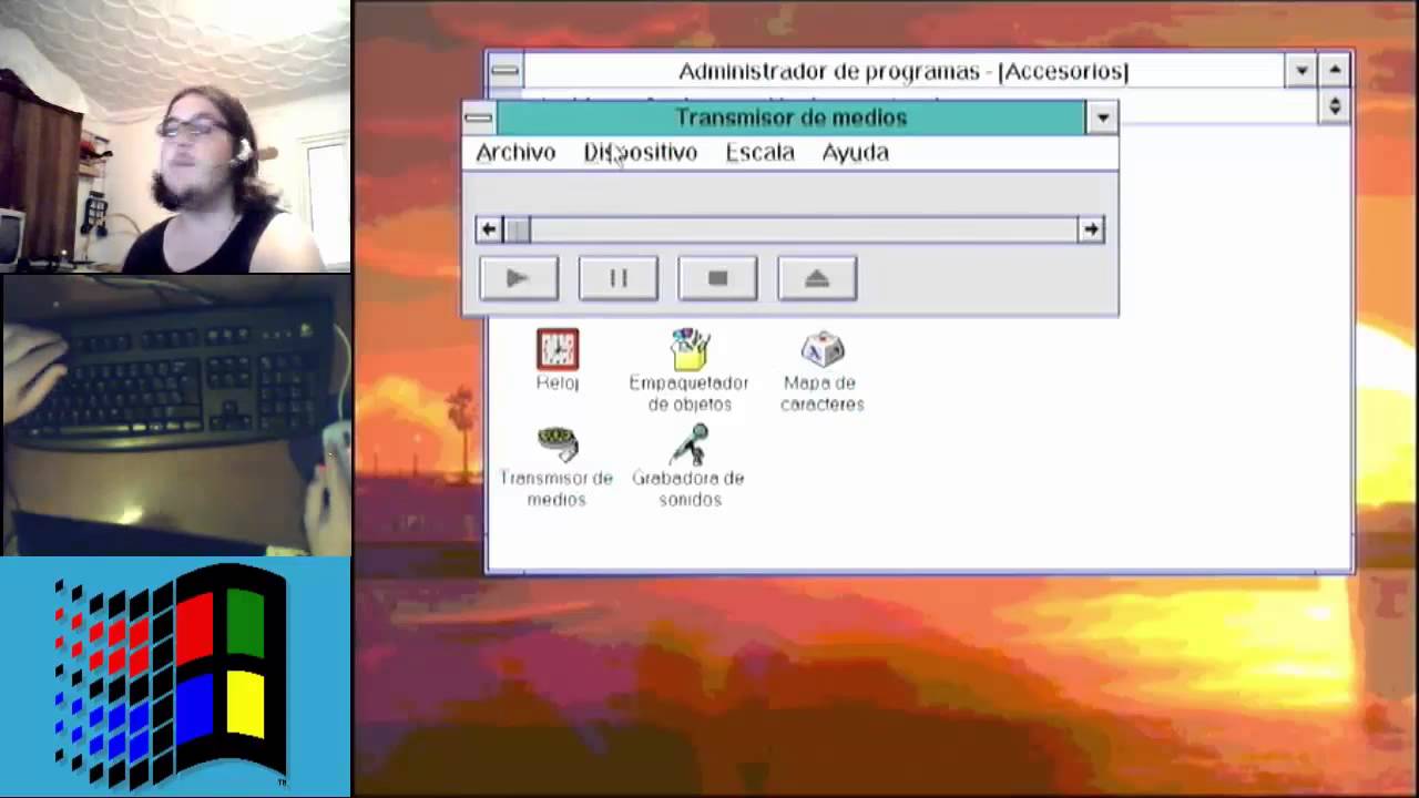 Windows 3.1 800x600 256 Colores - YouTube