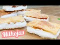 MILHOJAS SALVADOREÑAS CON TURRON CASERAS, UNA DELICIA QUE NO TE PODRAS RESISTIR