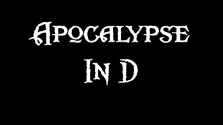 Iudicia  -  Apocalypse In D (Lyric Video) 2012