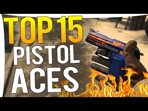 CS:GO - TOP 15 BEST PRO PISTOL ACES EVER !