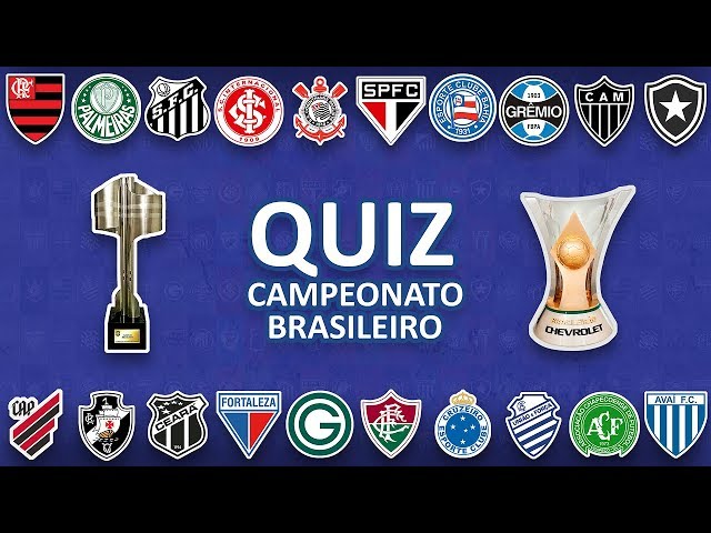 Quiz Brasileirão 2019  Quiz de futebol, Brasileirao, Campeonato brasileiro