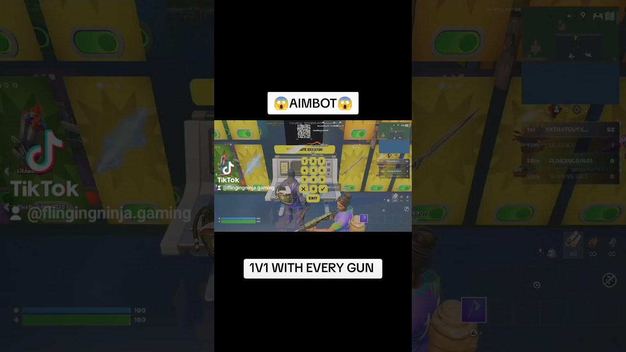AIMBOT TUTORIAL! | 1V1 WITH EVERY GUN | 