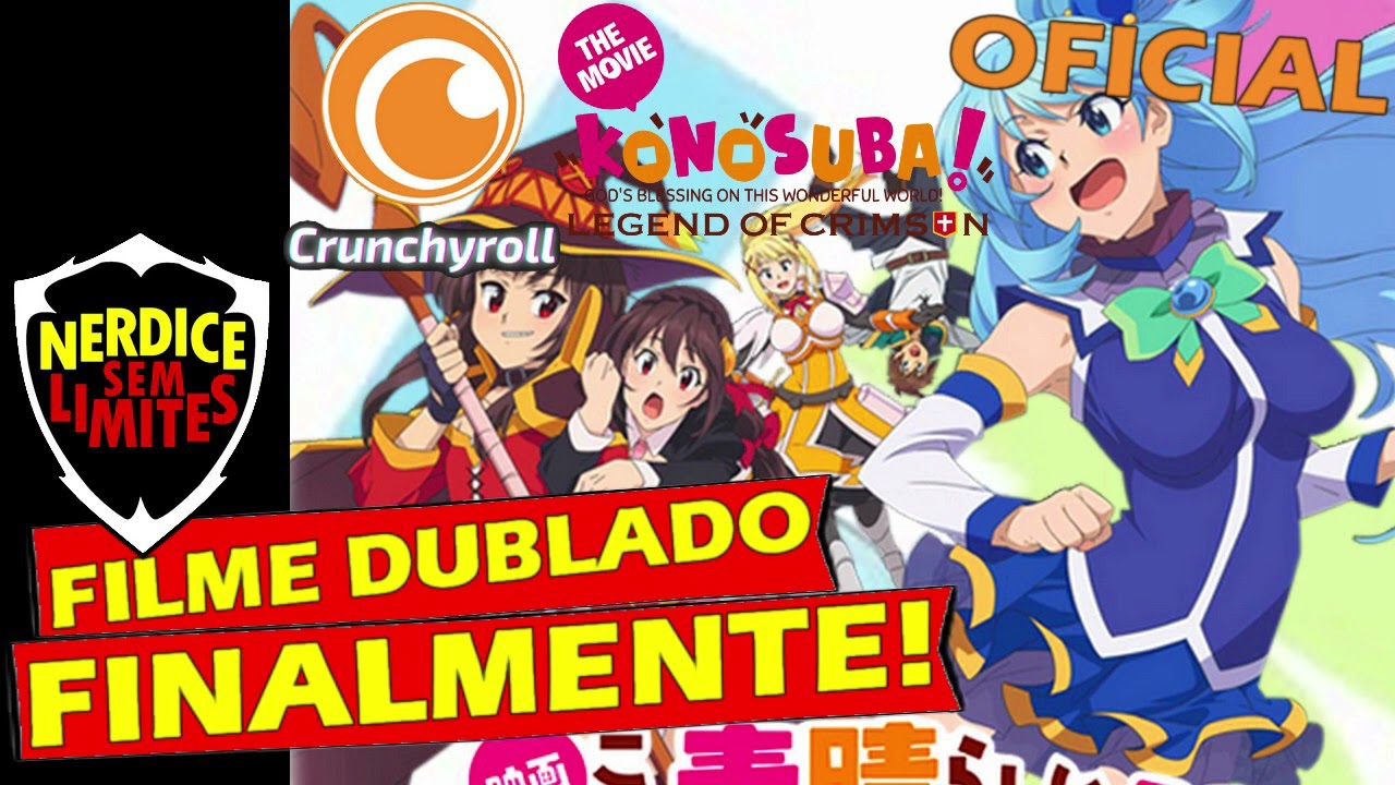 KonoSuba: Crunchyroll confirma dublagem do filme