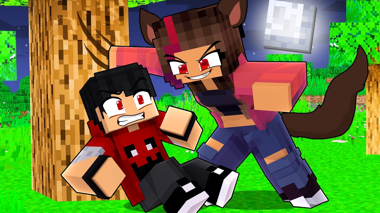 A GAROTA LOBA está me CAÇANDO no Minecraft