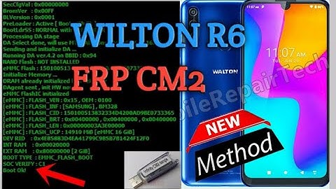 WALTON Primo R6 || FRP Baypass by CM2 || Mik Telecom ||