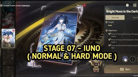 STAGE 07 IUNO Bright Moon in The Dark - Freeze Frame Action Highlights Event Wuthering Waves 2.7