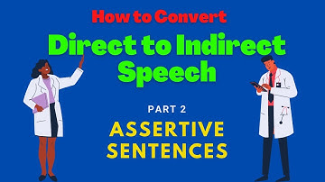 Direct & Indirect Speech Part 2 (Assertive Sentences) | 6 Steps formulas |  useful for CTET, UPTET