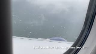 Seattle to Amsterdam Part 2 (Bad weather landing)