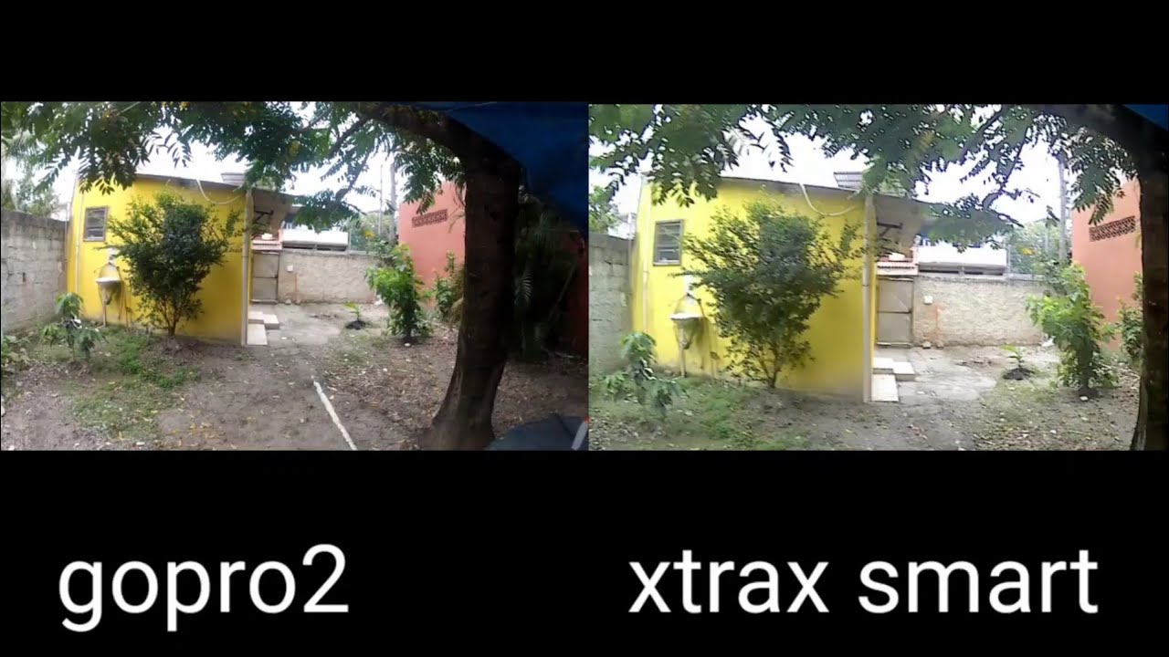 Gopro 2 vs xtrax smart - YouTube