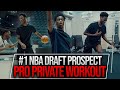 AJ Dybantsa PRO Private Workout Mid Season At BYU.. #1 Draft Prospect Behind The Scenes