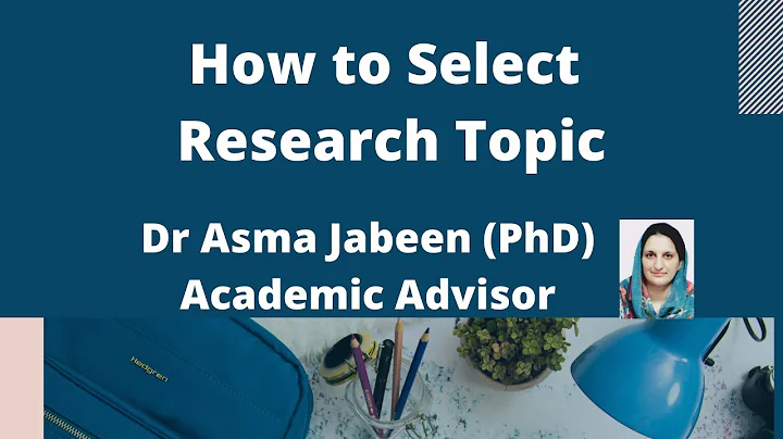 How to select research topic?