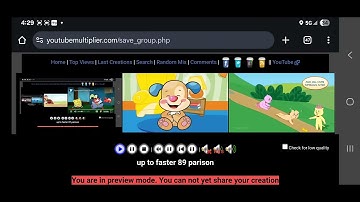 up to faster 89 parison