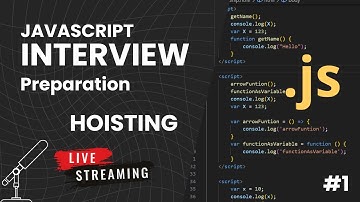 Hoisting in JavaScript | JavaScript Interview Preparation | Live Sessions