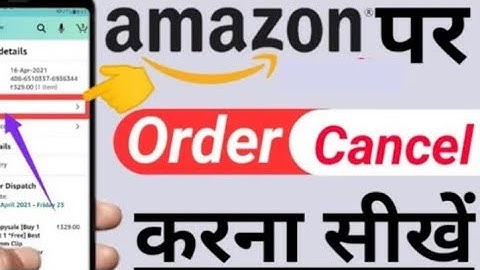 how to cancel order on amazon ios