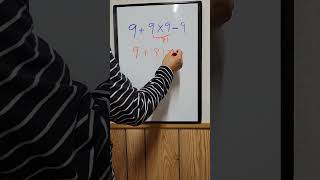 9+9x9-9 #maths #mathematics #math #mathematic