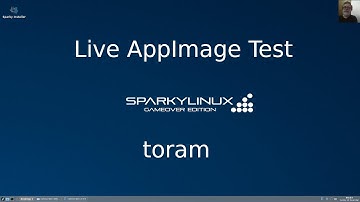 20201115 SPARKYLINUX GAMEOVER AppImages Test