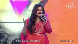 KANNU HODIYAKA | From Roberrt| By Shreya Ghoshal | 60th Bengaluru Ganesh Utsava  2022 |