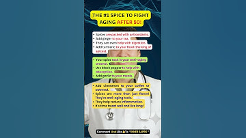 The #1 Spice to Fight Aging After 50 🌿 | Doctors Recommend These Anti-Aging Spices!