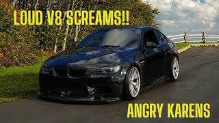 SCREAMING V8 E92 M3 MOUNTAIN RUN!!! POV