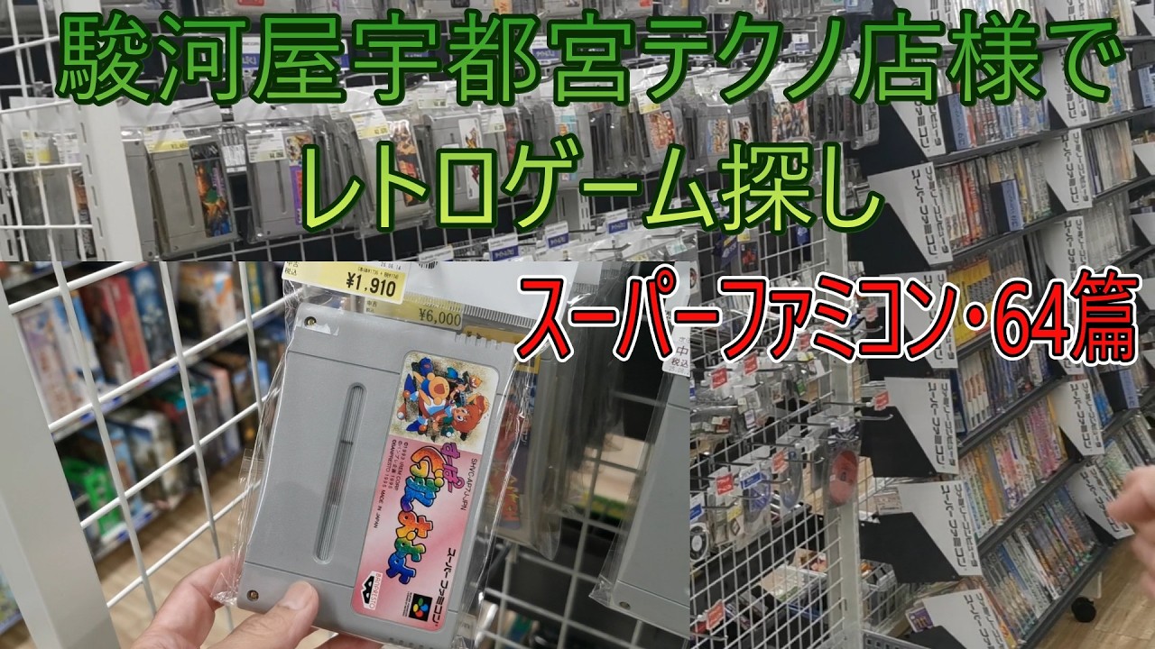 6. Hunting for Retro Games at Surugaya Utsunomiya Techno Store