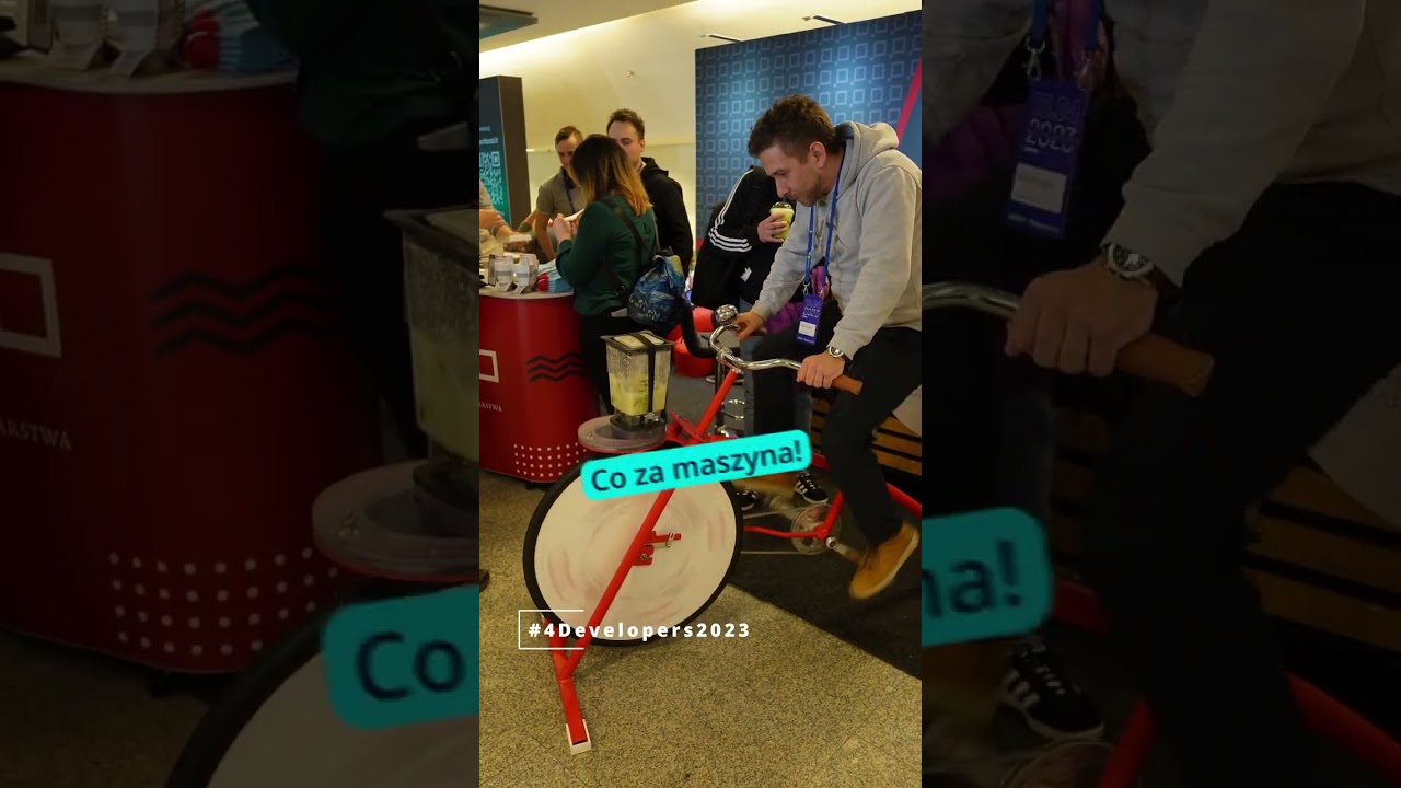 Programista w akcji: Smoothie na konferencji 4Developers!