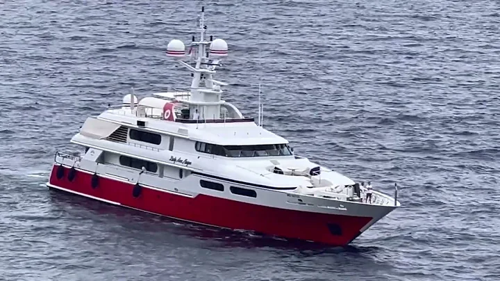 LADY ANNE MAGEE 50m Luxury Charter Yacht arrival a...
