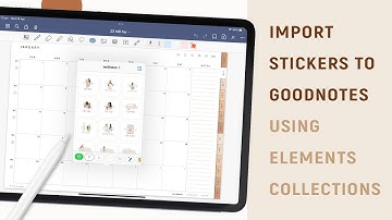 Import Stickers to GoodNotes using Elements Collections