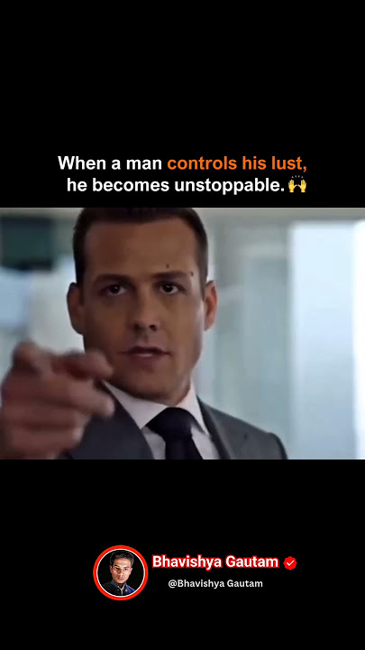 When a Man Controls His Lust He Becomes Unstoppable🤵🤑🔥#suits #money #usa #interview #podcast #shorts