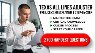 2026 Texas All Lines Adjuster License Guide | Step-by-Step Pre-Licensing & Exam Prep