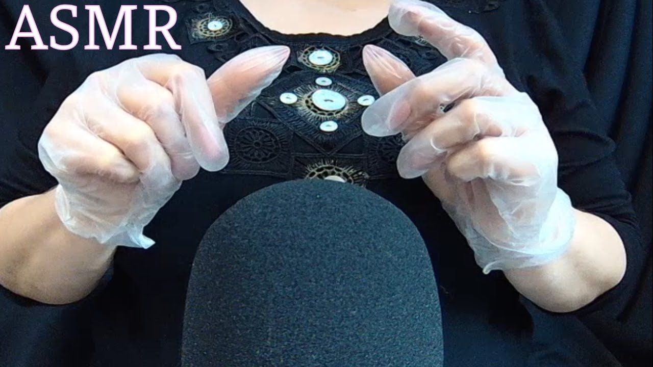 ASMR Transparent Gloves Triggers 1 Hour - YouTube