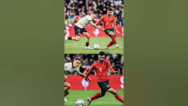 Bruno Fernandes toying with Germany 💪🔴