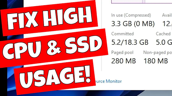 Fix 100% Disk Usage Or High CPU Usage Stutter & Lag - Windows Memory Compression Disable