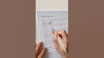 Want free calligraphy practice worksheets? #shorts #calligraphy