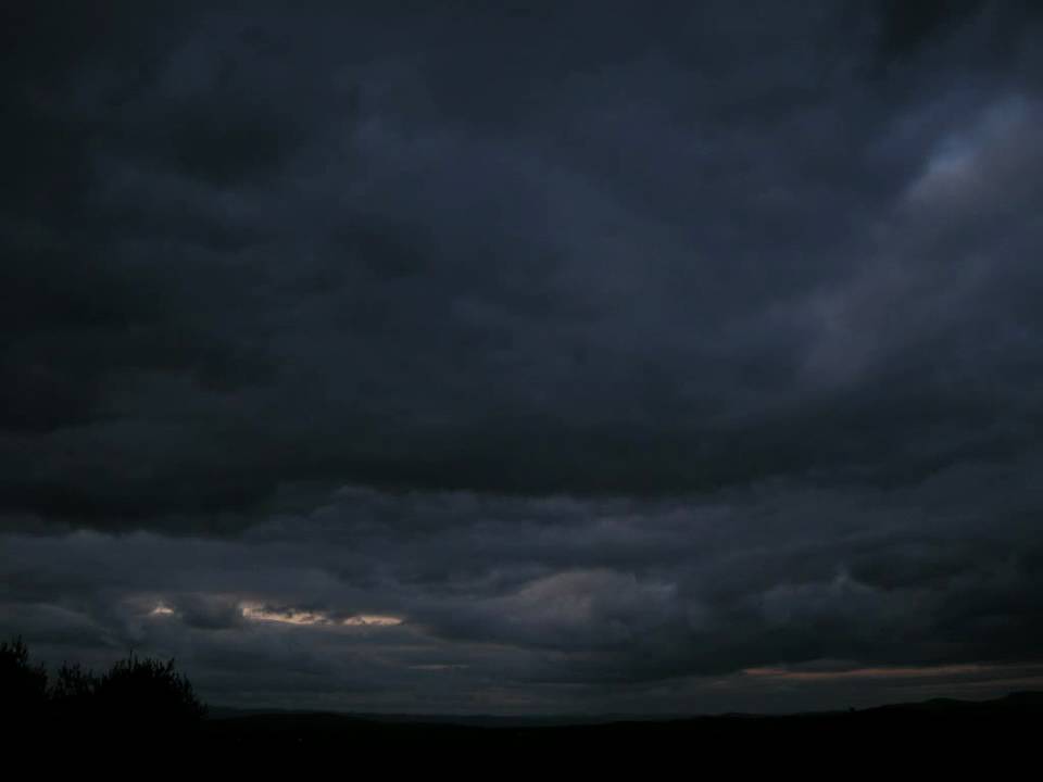 Mt Pollux Evening Stratus Time Lapse