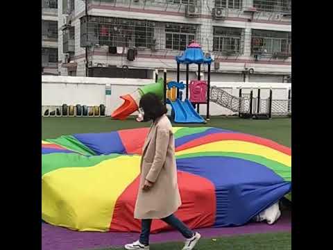 2m Children Outdoor Game Exercise Sport Toys Rainbow Umbrella