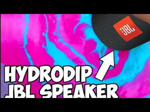 Customize your JBL Speaker with Hydro Dipping | ZHC Crafts