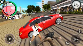 Man in White Smoking Drives A Car - City Gangster Simulator #11 - Android Gameplay screenshot 5