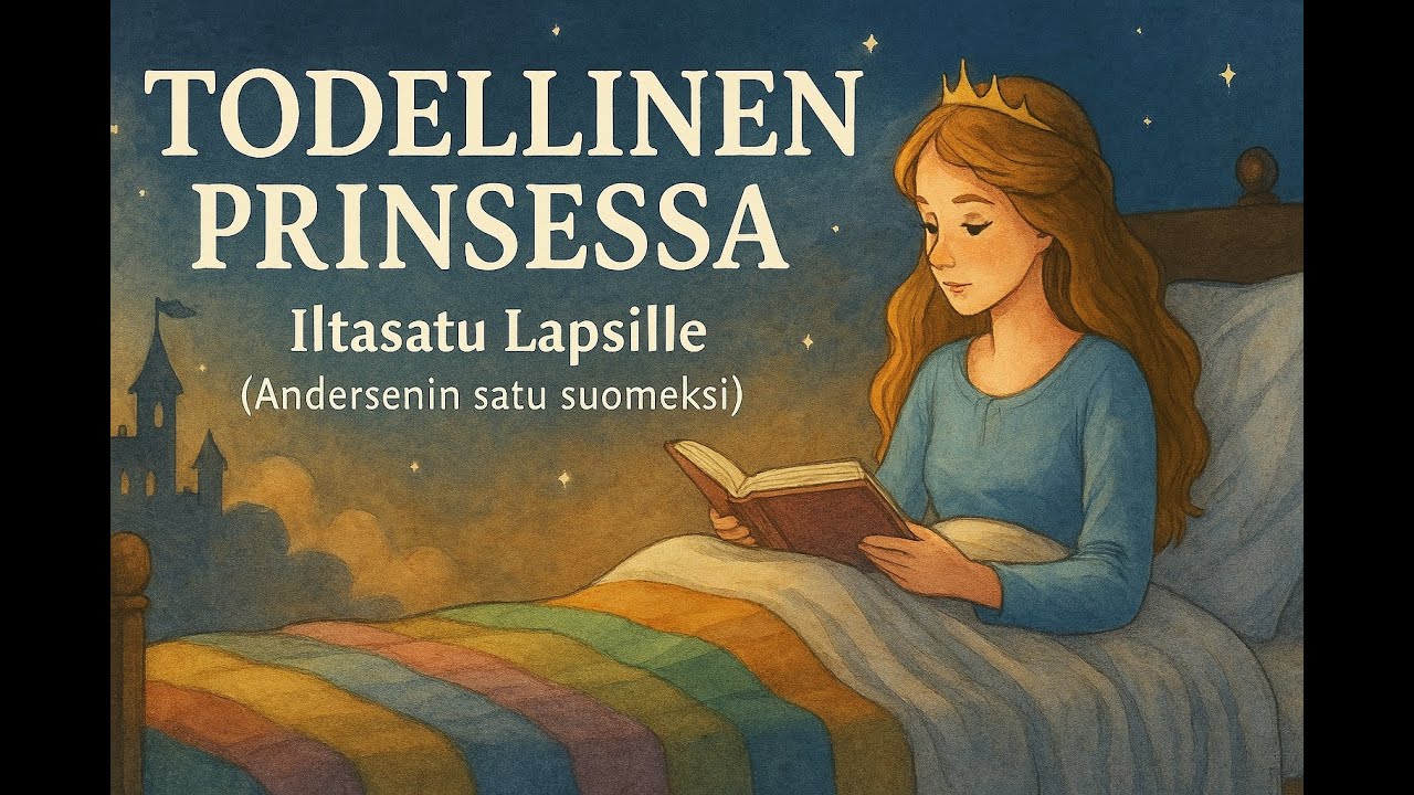 TODELLINEN PRINSESSA – Prinsessa ja herne satu – Iltasatu lapsille – H.C. Andersenin satu suomeksi 👑