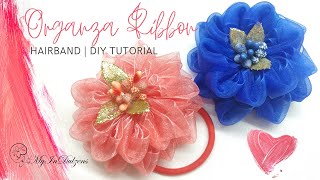 D.I.Y. ORGANZA RIBBON HAIRBAND