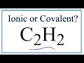C2H2 and Covalent Bonding Concepts