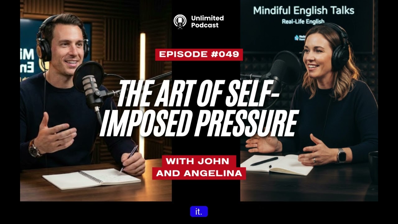 The Art of Self-Imposed Pressure | Mindful English Talks
