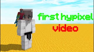 My First Time In Hypixel
