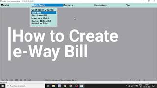 How to Create e-Way Bill in Bayaskar Software screenshot 5