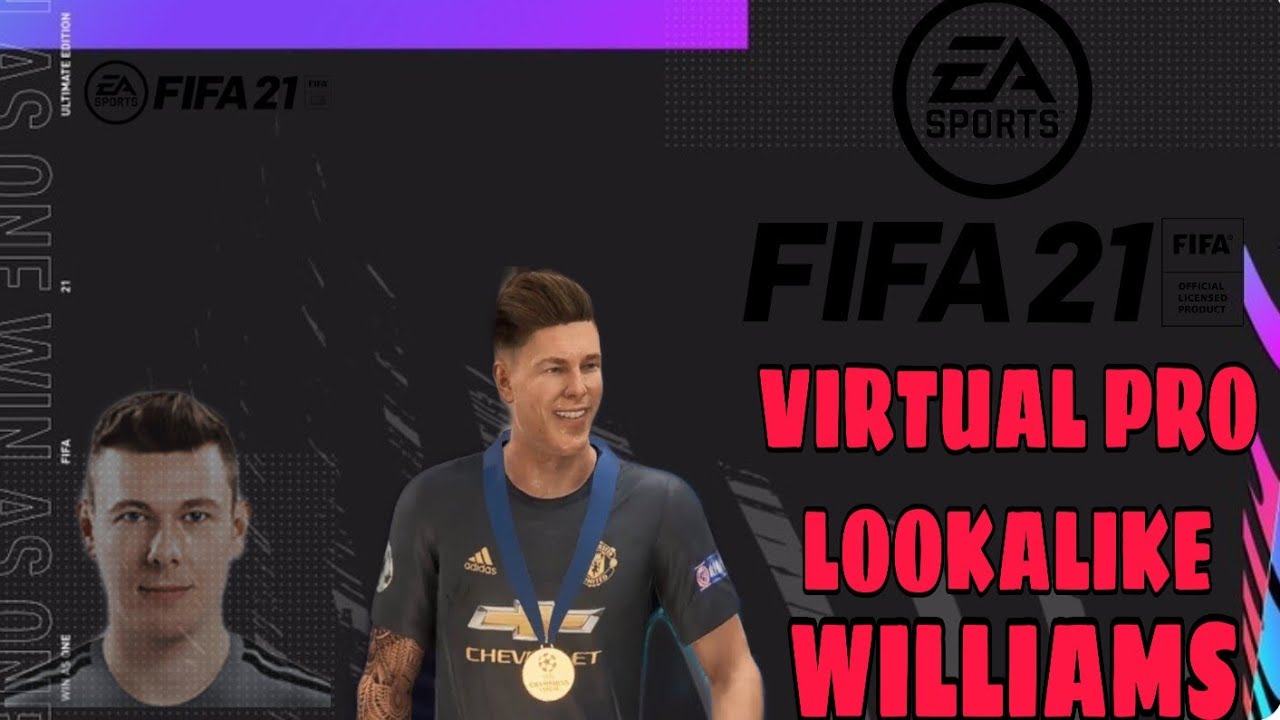 FIFA 21 VIRTUAL PRO LOOKALIKE DANNY WILLIAMS 