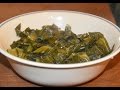 Real Southern Style Cooking - Recipe for Making Collard Greens with Ham Hocks