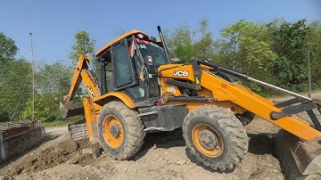 Gravel Loading In Tipper Dump | JCB Backhoe Vs Tipper @droneplanet2040