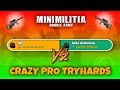 Mini militia V5: Crazy Sweaty Pro Player Challenge to a 1 v 1 | WATCH ENTIRE VIDEO | Crazy Skills !!